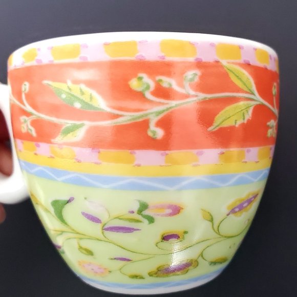 Designer Porcelain Espresso Cup & Saucer 4 Sets Maxwell Williams coastal coffee - Picture 4 of 8